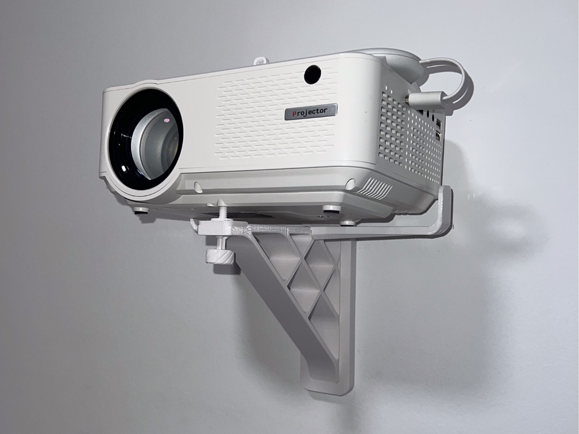 Miniatura 1 do modelo 3D Quick-release projector wall mount