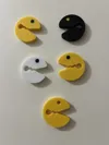 Colorful Pacman eyes
