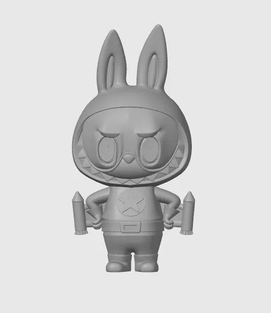 Labubu – Midnight Rocket Hero by profus MakerWorld: Download Free 3D Models