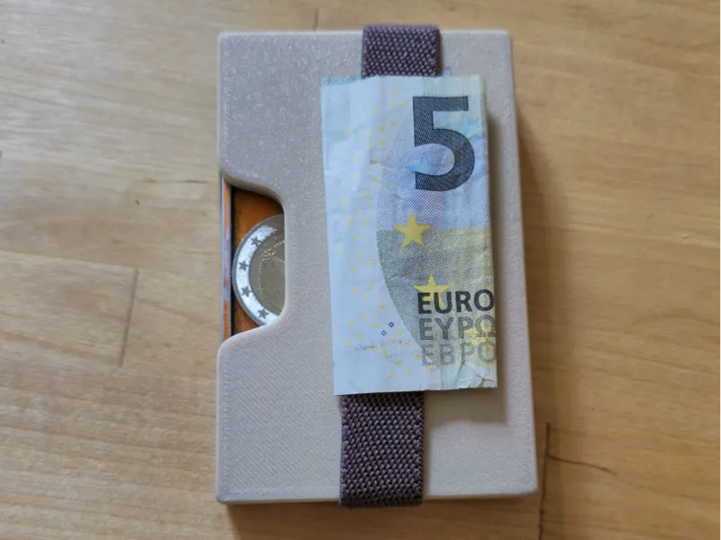 Slim Wallet Coins + Bills