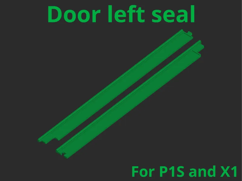 P1 / X1 series - Glass door left seal