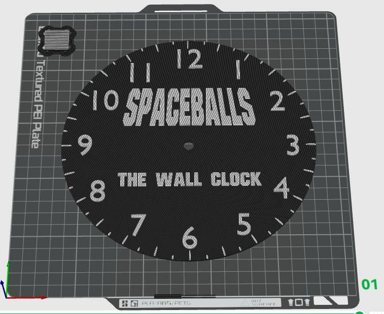 Miniatura 2 do modelo 3D Spaceballs The Wall Clock