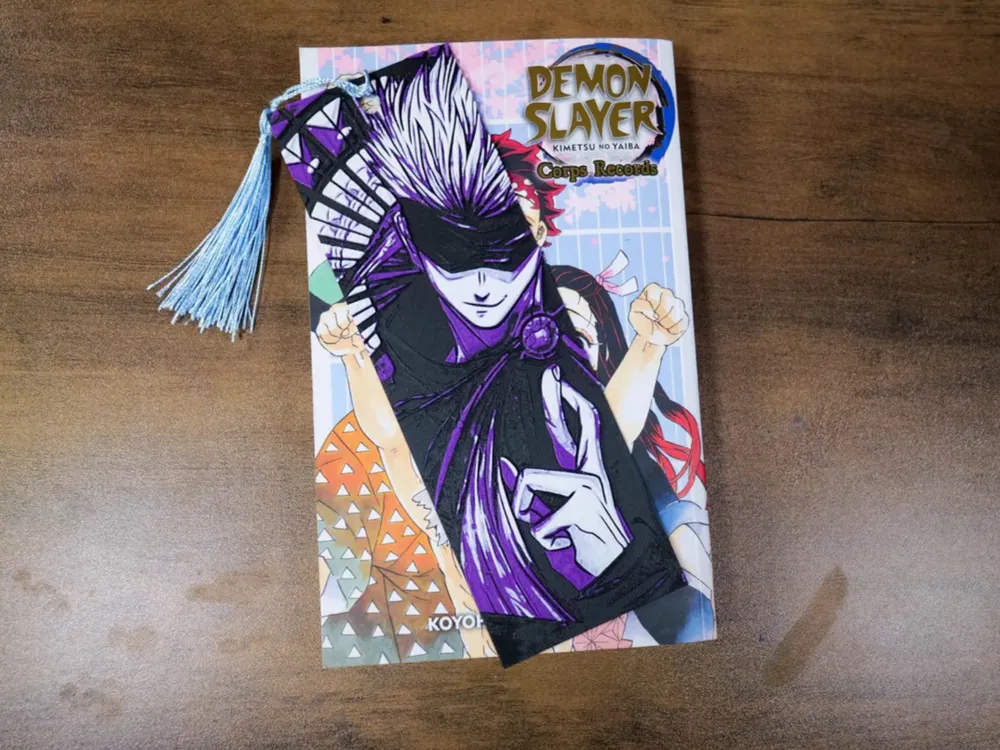 Gojo Hueforge Hollow Purple Bookmark