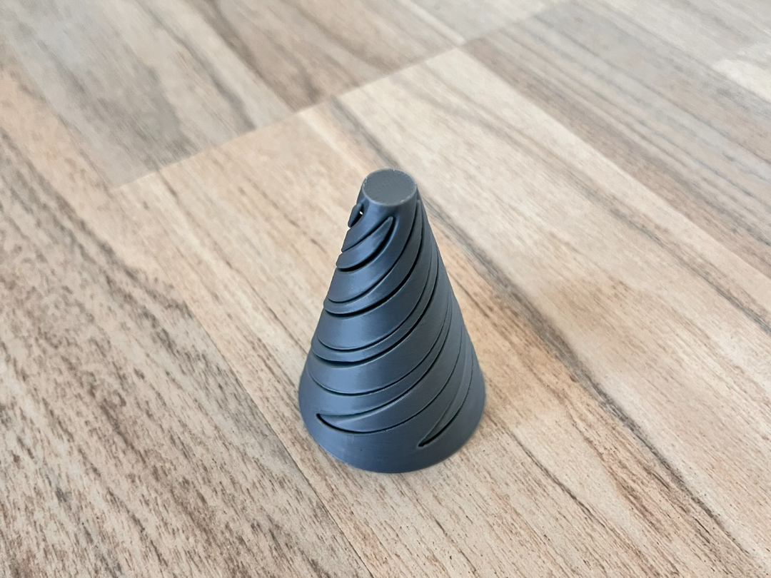 Cool Spiral cone passtrough fidget