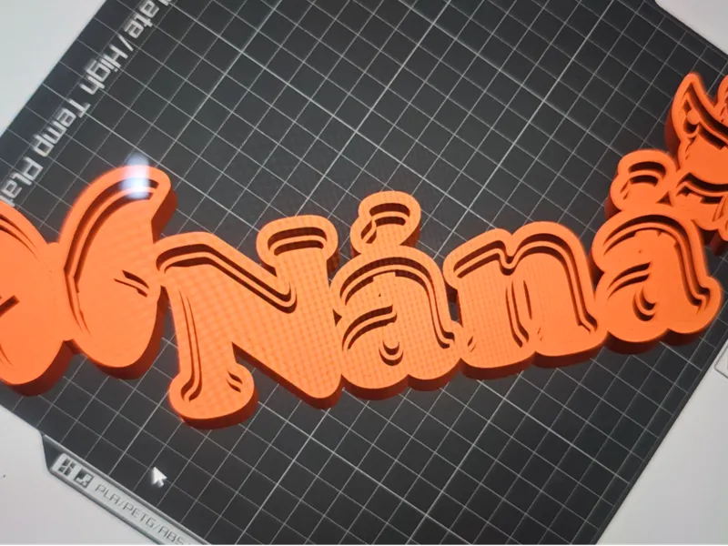 Nombre personalizado Náná compatible con tira led