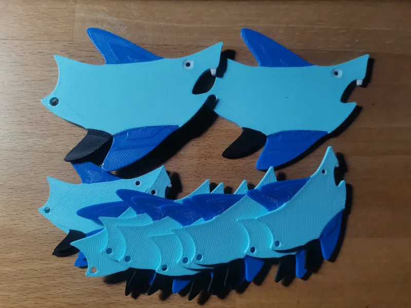 Shark keychain by Rumba & Shtasyan