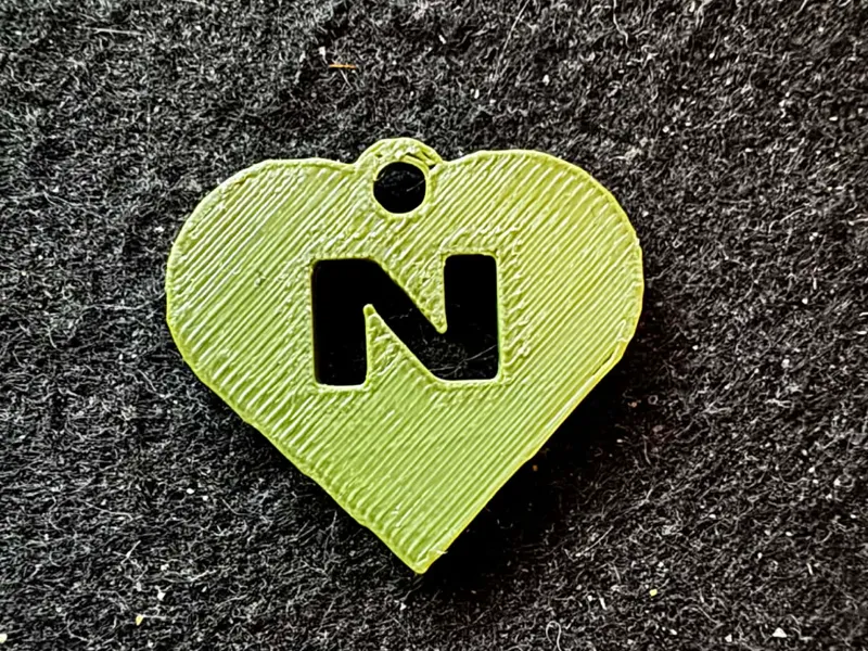 Keychain Heart N 