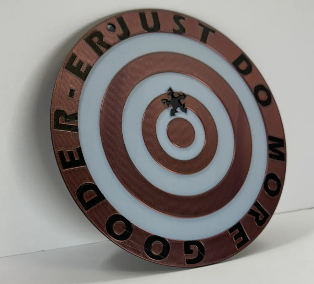 Do Good Target Wall Art by HVFdesigns MakerWorld