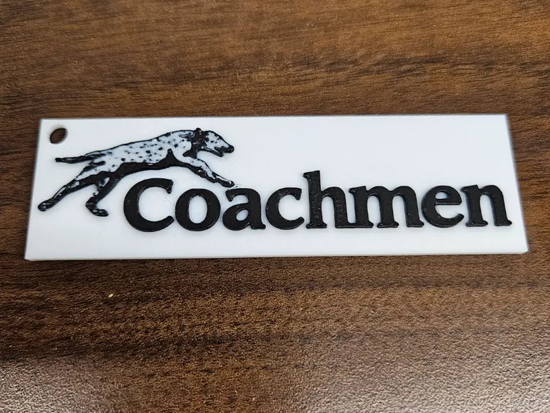 Old Coachmen Logo Keychain