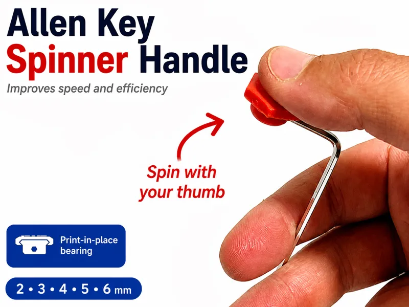 Allen Key Spinner Handle - Faster Rotation