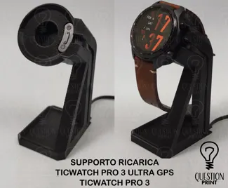 SUPPORTO RICARICA TICWATCH PRO 3 TICWATCH PRO 5 