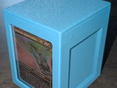 Deck box for 100 doubles sleeved cards