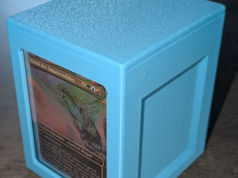 Deck box for 100 doubles sleeved cards