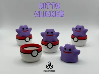 3Dプリント メタモン Ditto 百变怪 - 無料3Dモデル -MakerWorld