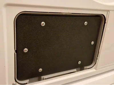 Bosch/Siemens tumble dryer maintenance flap