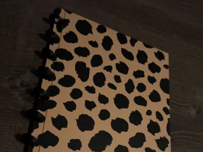 a5 disc binder cheetah notebook