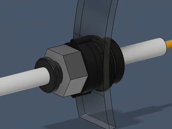 AMS HT External Spool Adapter for PC4-M6 Connector