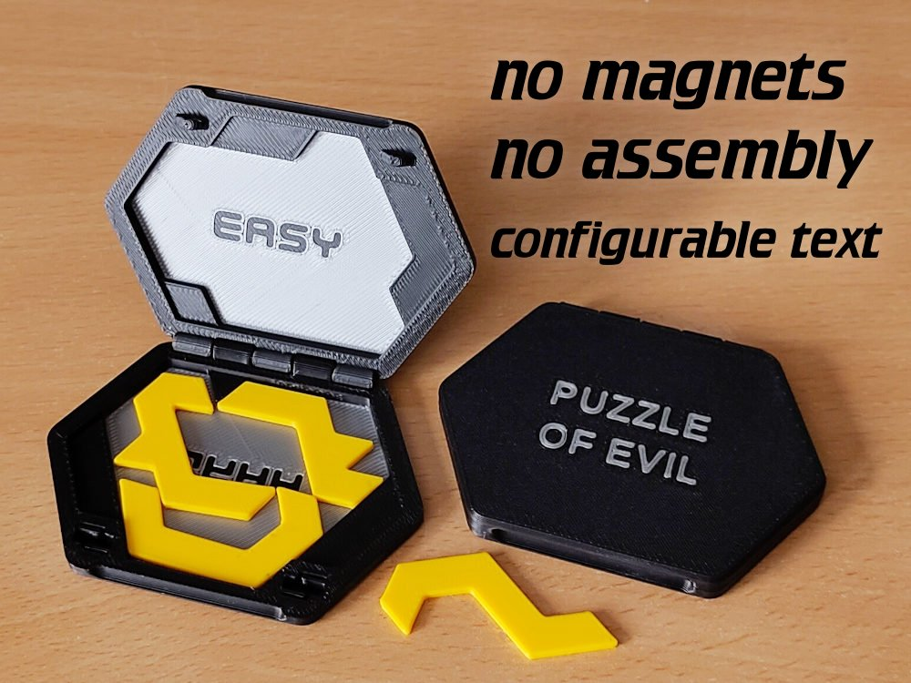 evil puzzle, no magnet version