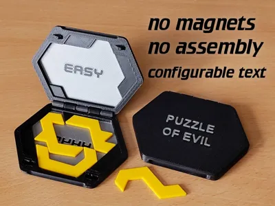 evil puzzle, no magnet version