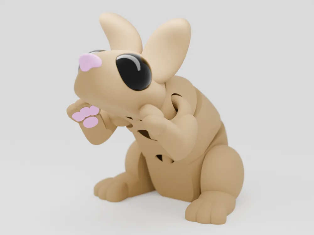 Articulated Rabbit! by Waffly3D - MakerWorld