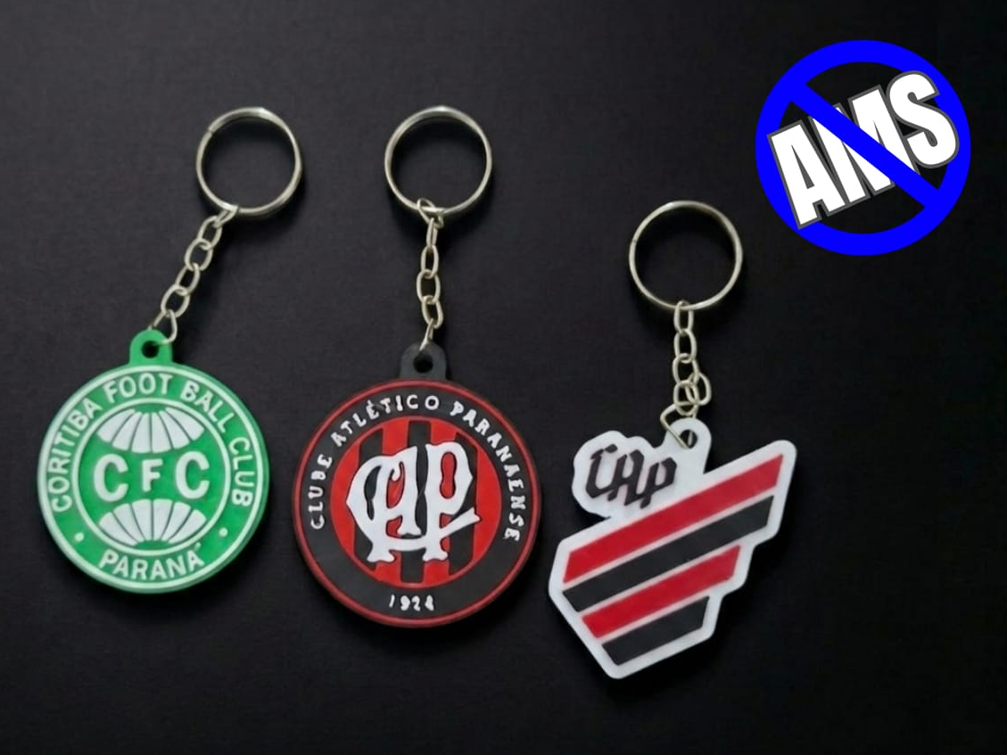 CHAVEIROS TIME CORITIBA E ATHLETICO-PR - SEM AMS