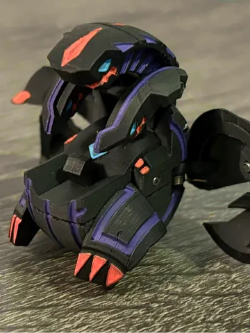 Letrero o emblema decorativo: Custom "Exile Hydranoid" Bakugan - V1 — vista de referencia 2