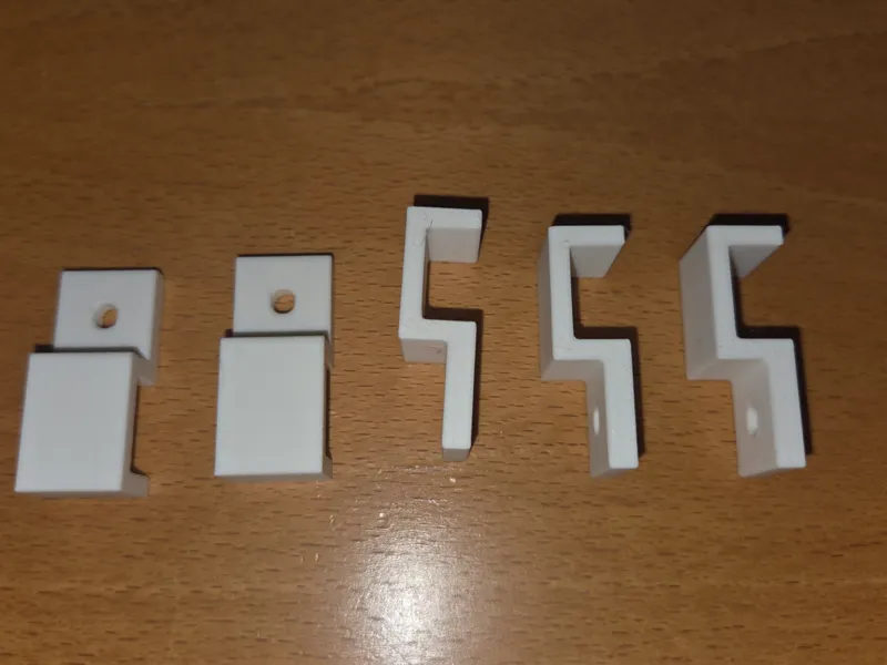 Simple LED Strip Mounting Bracket