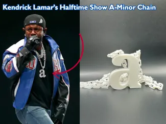 Kendrick Lamar's Halftime Show A-Minor Chain