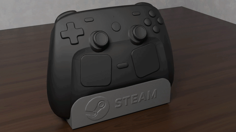 Steam Controller Stand & Magnetic Puck Holder
