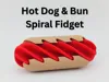 Hot Dog & Bun Vortex Spiral Fidget All Versions