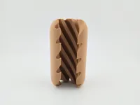 Hot Dog & Bun Vortex Spiral Fidget Bun