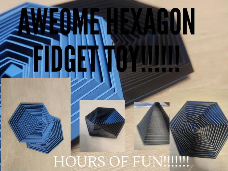 twisty hexagon fidget toy 