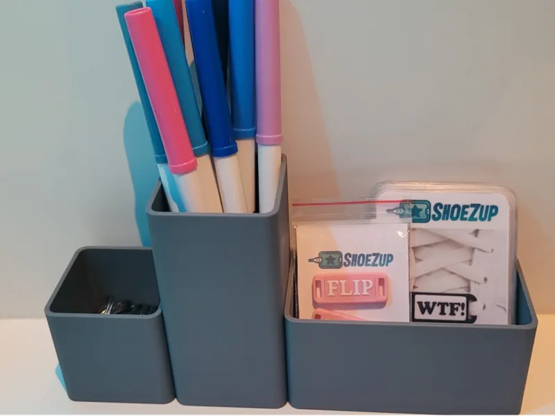 Desk Organizer mit Schienensystem