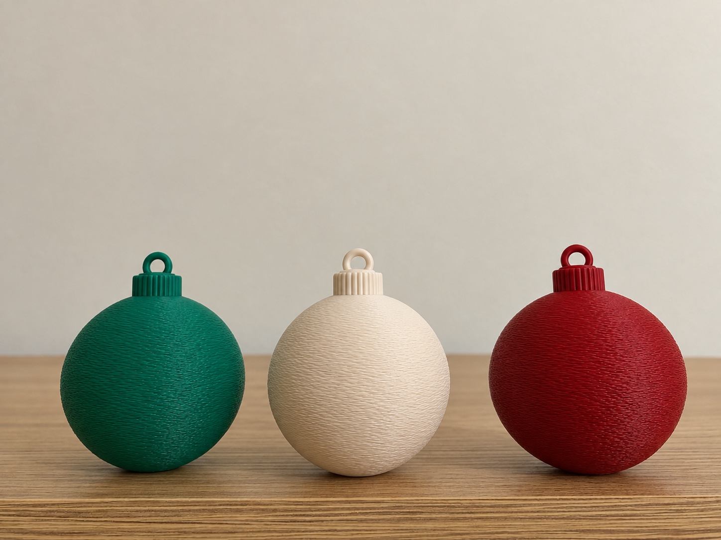 Classic Christmas Baubles - 1