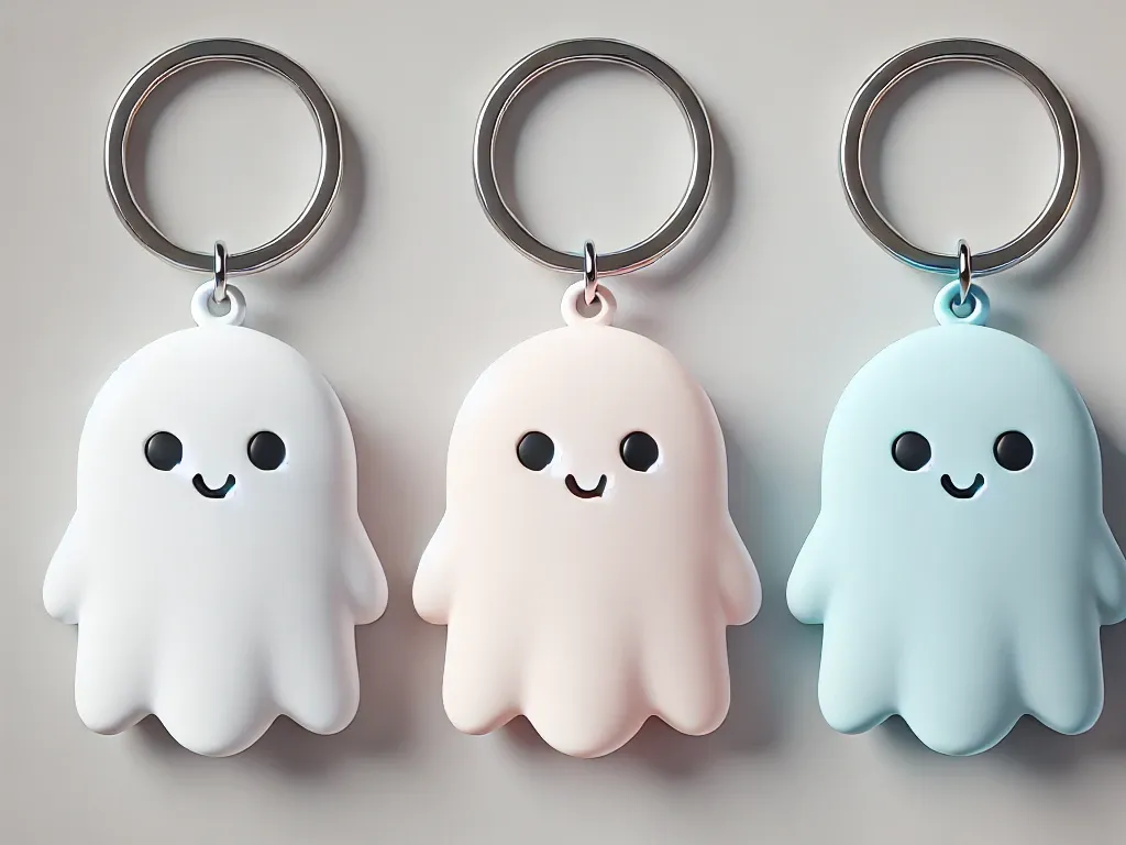 Ghost Keychain  by Sponge MakerWorld: Download Free 3D Models - 3D model önizlemesi