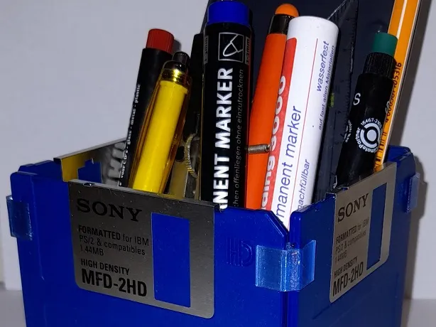 Floppy Disk simple Organizer Box