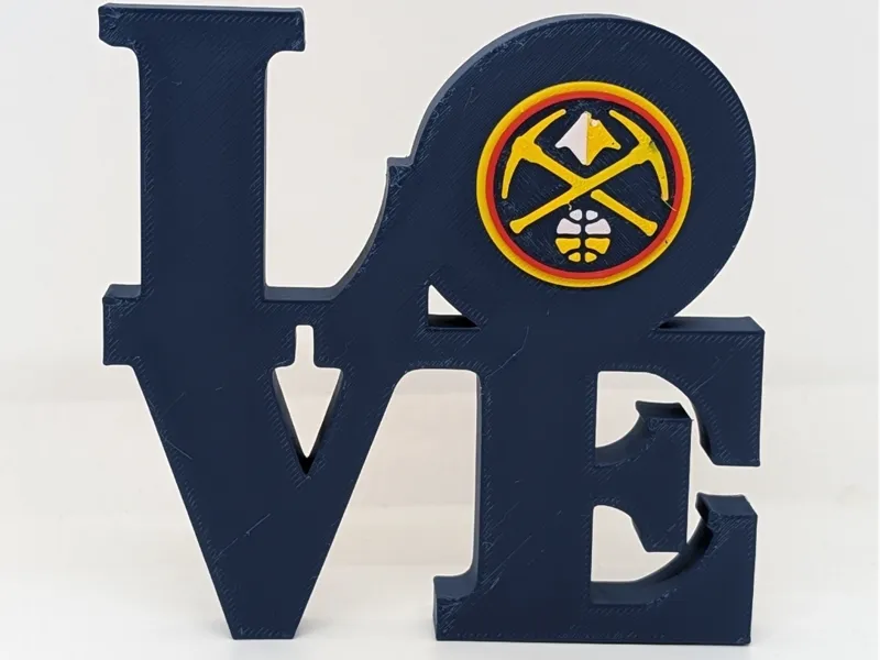 Denver Nuggets Love Park Sign