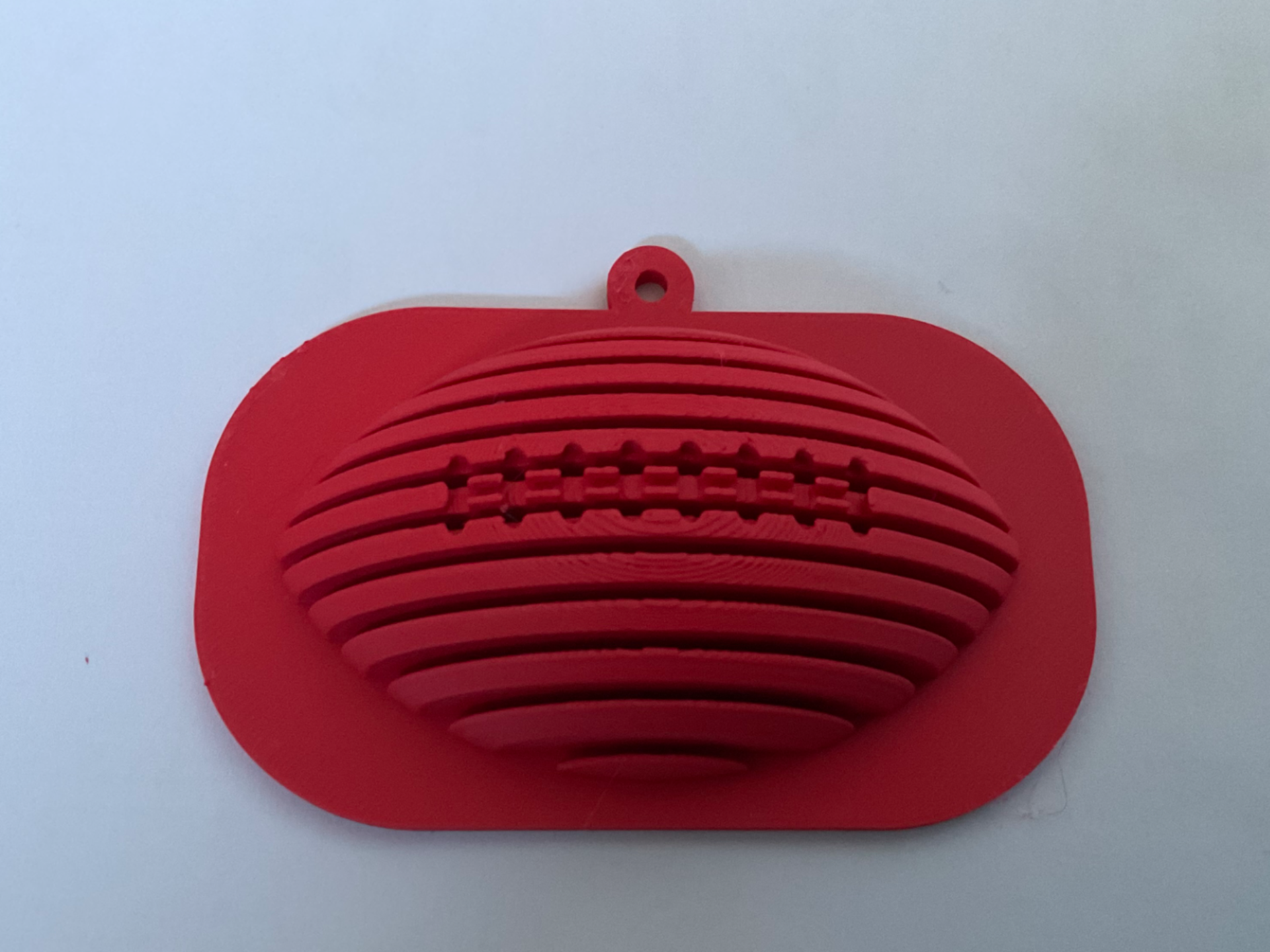 Layered Football Wall Art