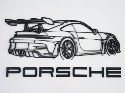 Porsche logo letters