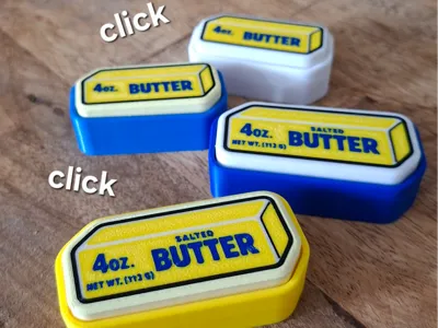Cool Butter fidget clicker toy, 2 sizes