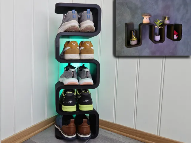 Shoe Rack / Wall Shelf