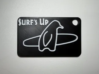 Surfs Up Keychain