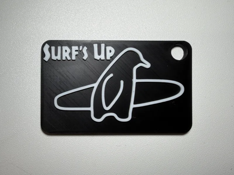 Surfs Up Keychain