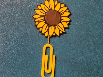 Sunflower Paperclip