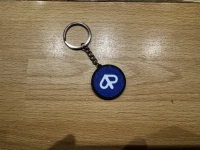 Basic Logo Design Process Piaggio Keychain – Original Round Logo - Free 3D Print Model - MakerWorld