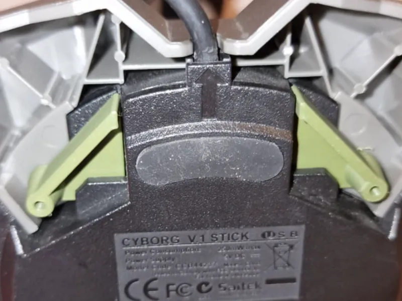Cyborg/Madcatz V1 Flightstick fixation pins