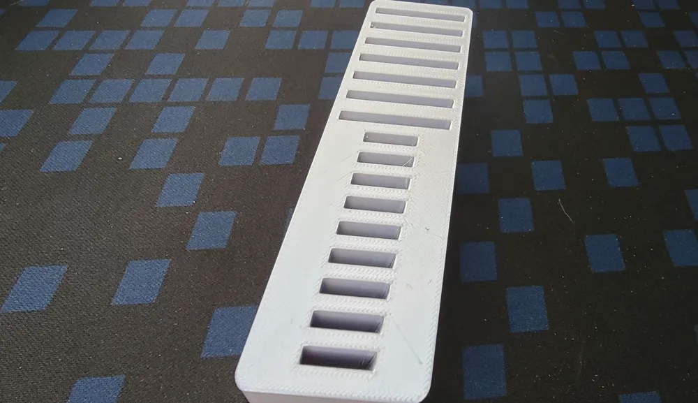 Gridfinity bin 3x1x5 for fillet gauge by Dan_Connell_Designs - MakerWorld