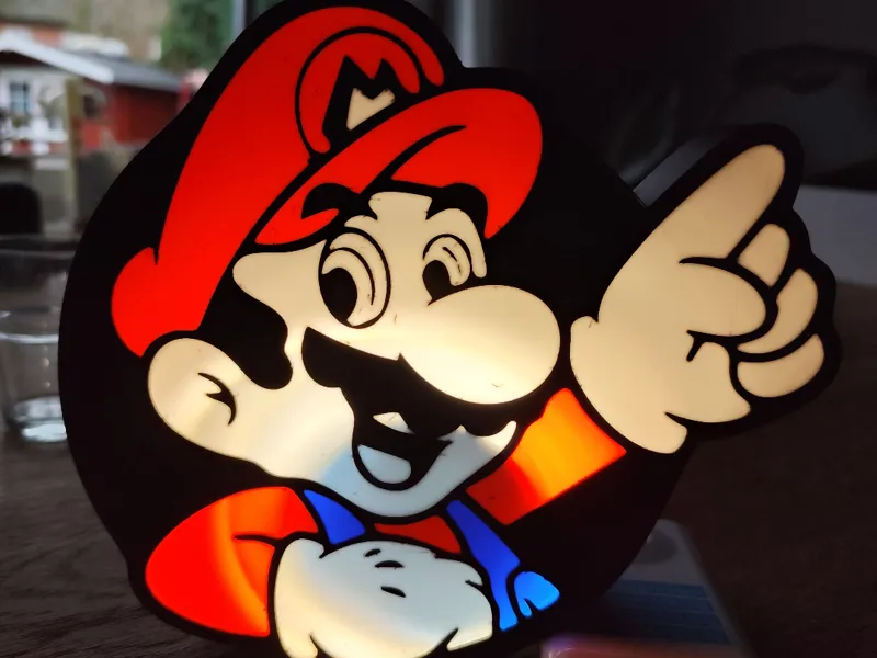 Super Mario lightbox