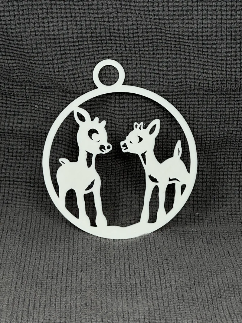 Fawns Christmas Ornament
