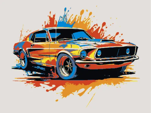 Mustang hueforge